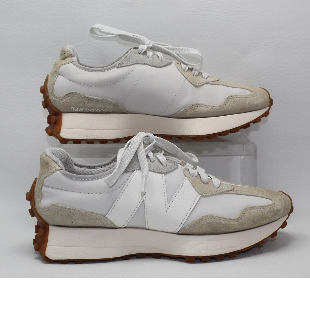 New Balance 327 White Sea Salt Gum MS327ASK Mens 5.5 Womens 7 Sneakers